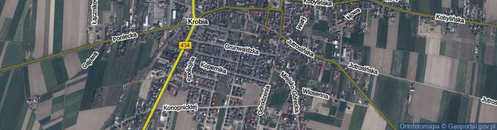 Zdjęcie satelitarne Kwiatowa ul.
