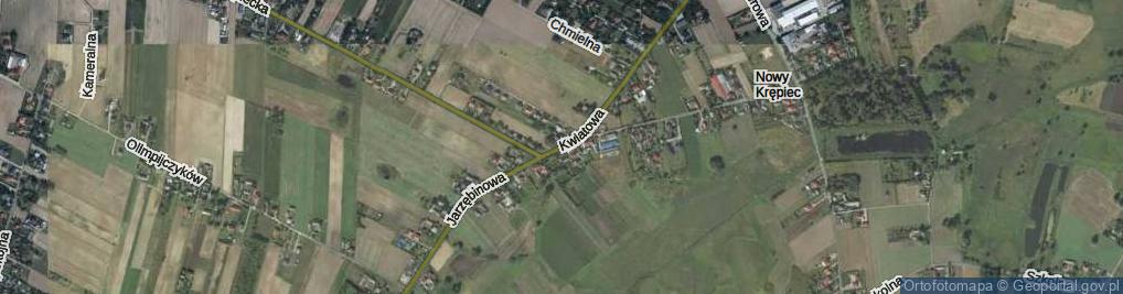 Zdjęcie satelitarne Kwiatowa ul.