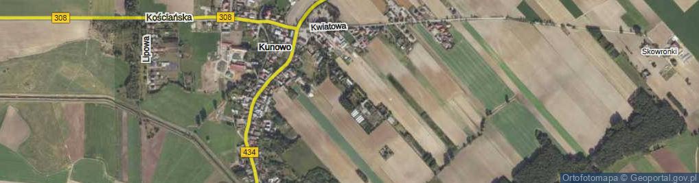 Zdjęcie satelitarne Kwiatowa ul.