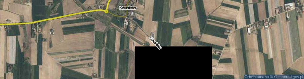 Zdjęcie satelitarne Kwasków ul.