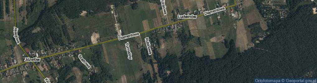 Zdjęcie satelitarne Kwarcowa ul.