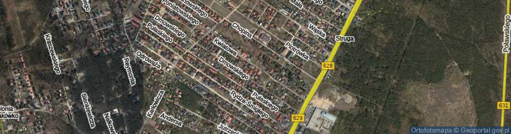 Zdjęcie satelitarne Kwiatowa ul.