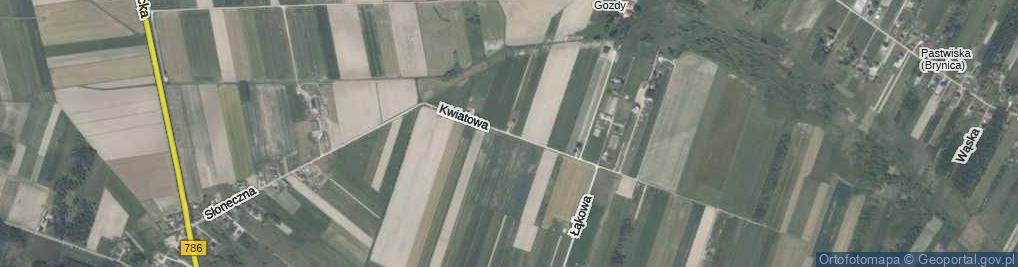 Zdjęcie satelitarne Kwiatowa ul.