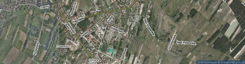 Zdjęcie satelitarne Kwiatowa ul.