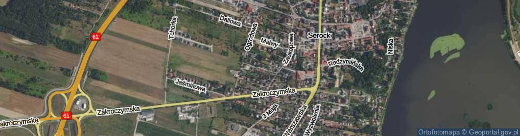 Zdjęcie satelitarne Kwiatowa ul.