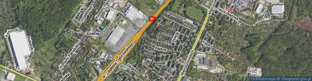 Zdjęcie satelitarne Kwiatowa ul.