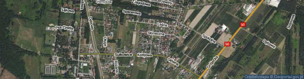 Zdjęcie satelitarne Kwiatowa ul.