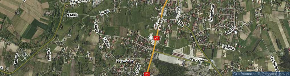 Zdjęcie satelitarne Kwiatowa ul.