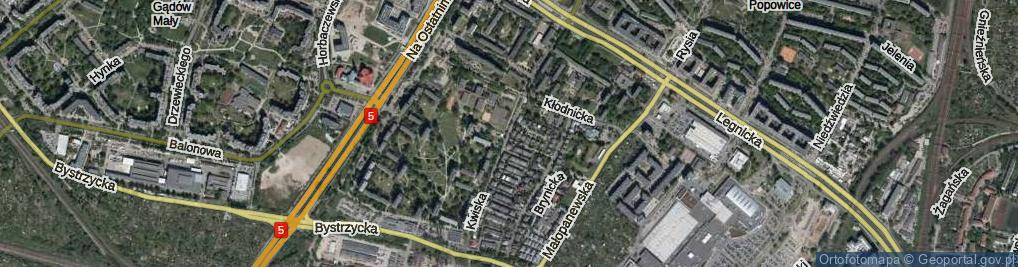 Zdjęcie satelitarne Kwiska ul.