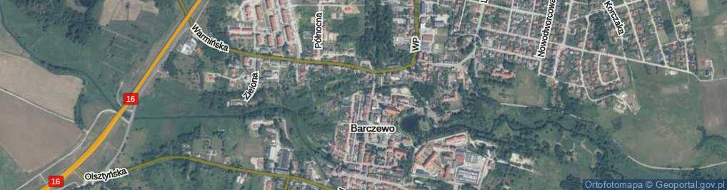 Zdjęcie satelitarne Łąkowa ul.