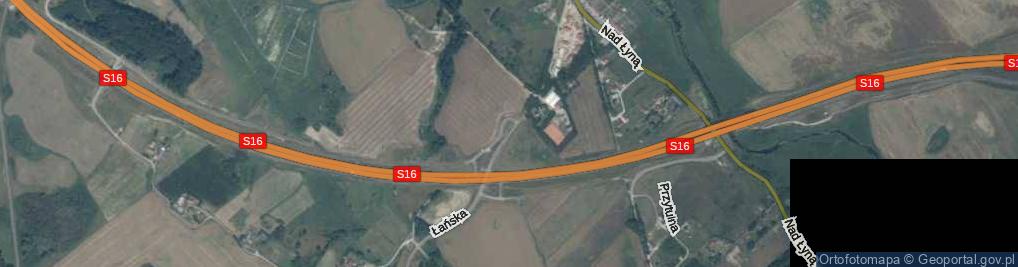 Zdjęcie satelitarne Łańska ul.