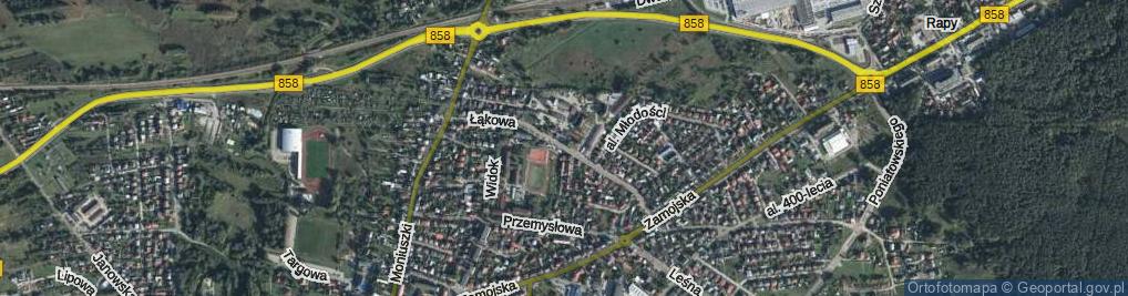 Zdjęcie satelitarne Łąkowa ul.