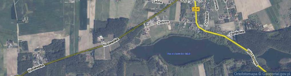 Zdjęcie satelitarne Lazurowa ul.