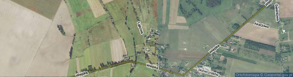 Zdjęcie satelitarne Łąkowa ul.