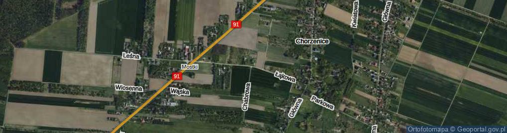 Zdjęcie satelitarne Łąkowa ul.