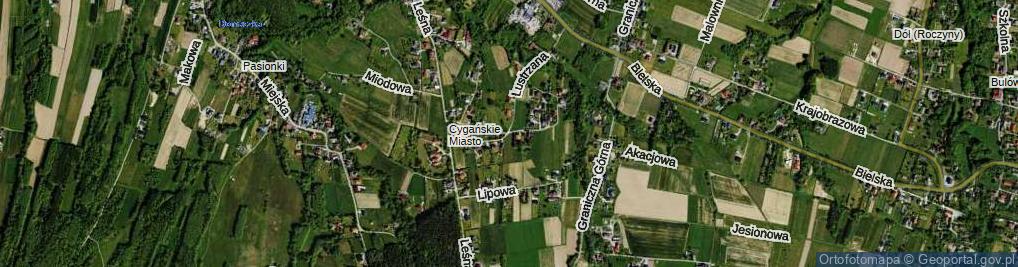 Zdjęcie satelitarne Lazurowa ul.