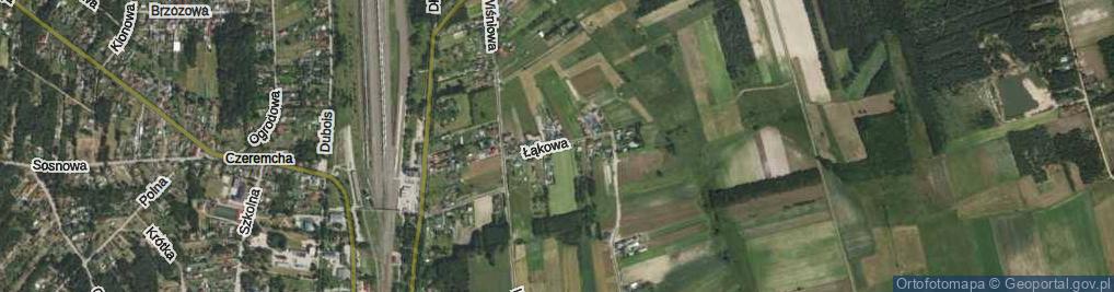 Zdjęcie satelitarne Łąkowa ul.