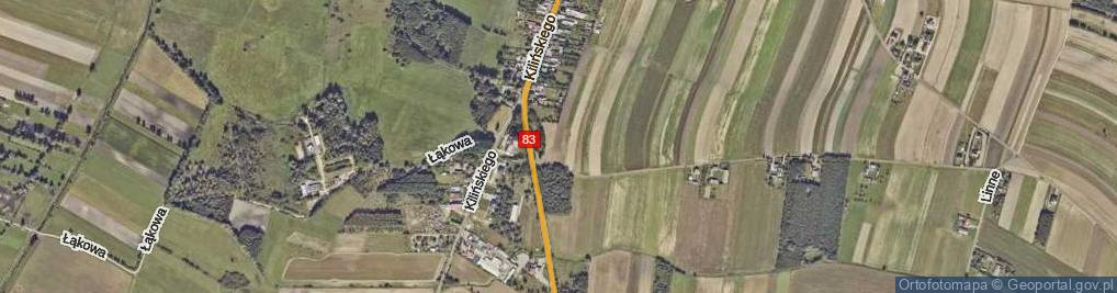 Zdjęcie satelitarne Łagodna ul.