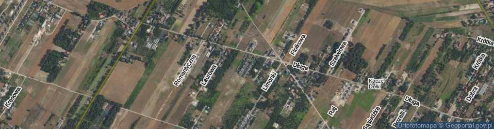 Zdjęcie satelitarne Lazurowa ul.