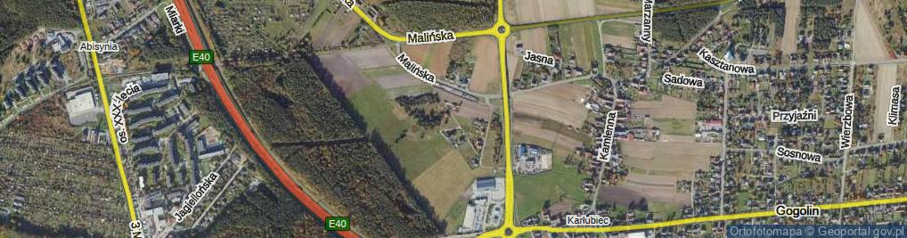 Zdjęcie satelitarne Łąkowa ul.