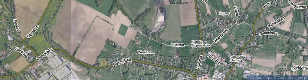 Zdjęcie satelitarne Łąkowa ul.