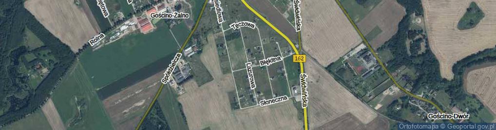 Zdjęcie satelitarne Lazurowa ul.