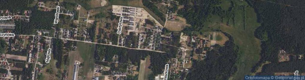 Zdjęcie satelitarne Laurowa ul.