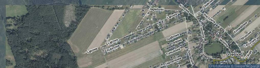 Zdjęcie satelitarne Łąkowa ul.