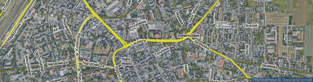 Zdjęcie satelitarne Laubitza Antoniego, bp. ul.