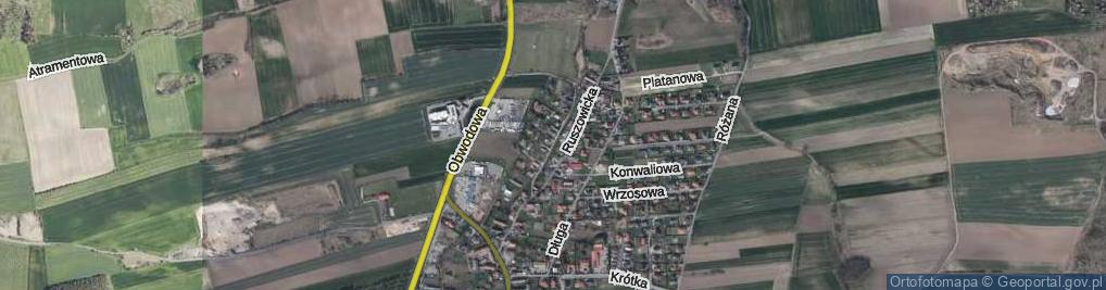 Zdjęcie satelitarne Łąkowa ul.