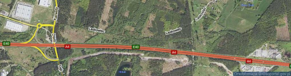 Zdjęcie satelitarne Laskowiec ul.