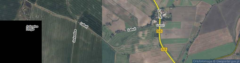 Zdjęcie satelitarne Łabuń ul.