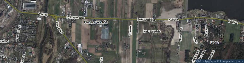 Zdjęcie satelitarne Łąkowa ul.