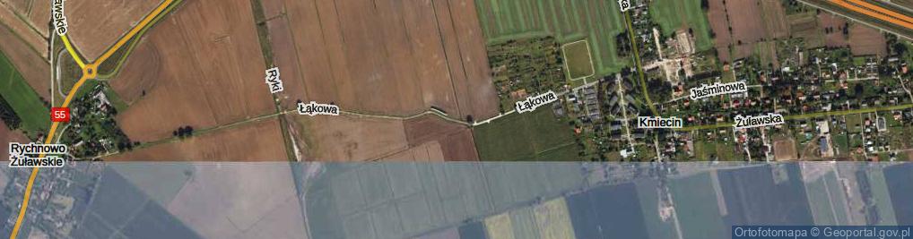 Zdjęcie satelitarne Łąkowa ul.