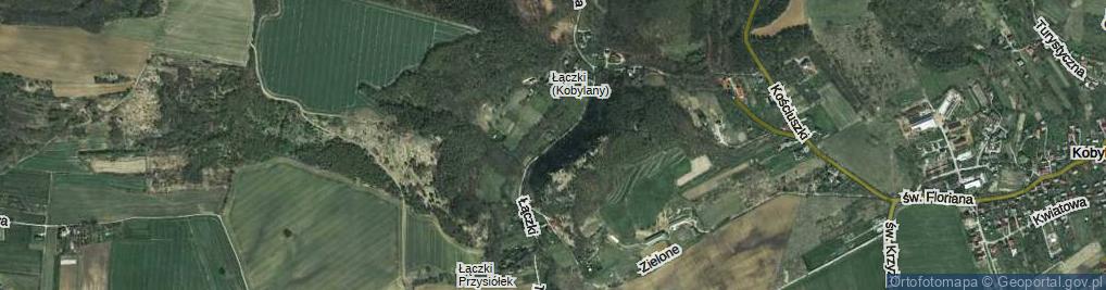 Zdjęcie satelitarne Łączki ul.