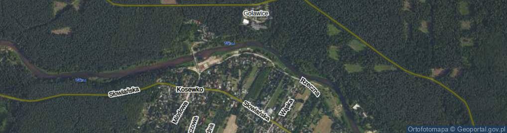 Zdjęcie satelitarne Łączna ul.