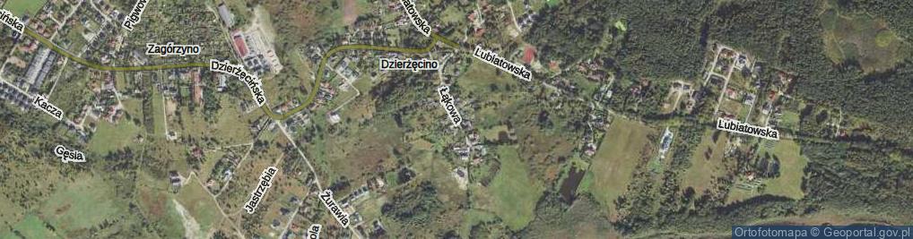 Zdjęcie satelitarne Łąkowa ul.