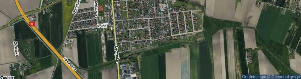 Zdjęcie satelitarne Łąkowa ul.