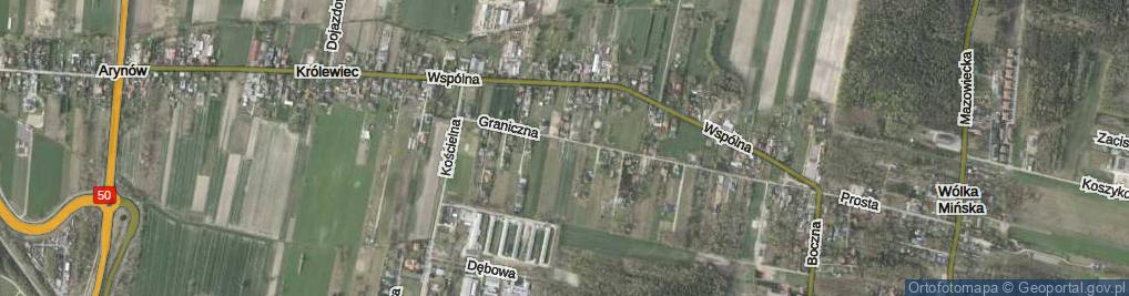 Zdjęcie satelitarne Lazurowa ul.