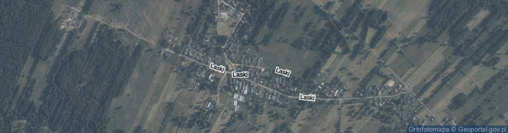Zdjęcie satelitarne Laski ul.
