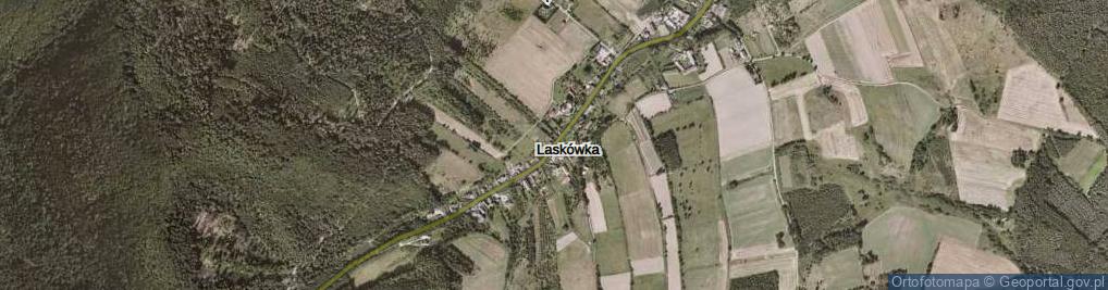 Zdjęcie satelitarne Laskówka ul.