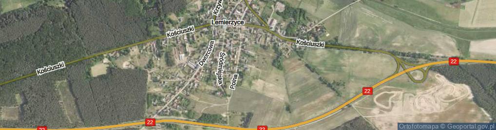 Zdjęcie satelitarne Łąkowa ul.