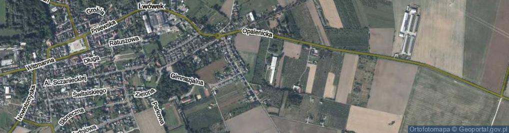 Zdjęcie satelitarne Łąkowa ul.