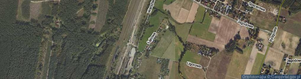 Zdjęcie satelitarne Łąkowa ul.