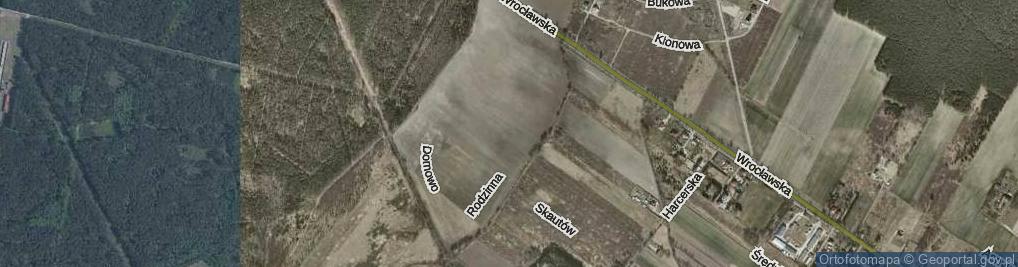 Zdjęcie satelitarne Łagodna ul.