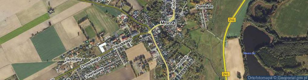 Zdjęcie satelitarne Łabędzkiego ul.