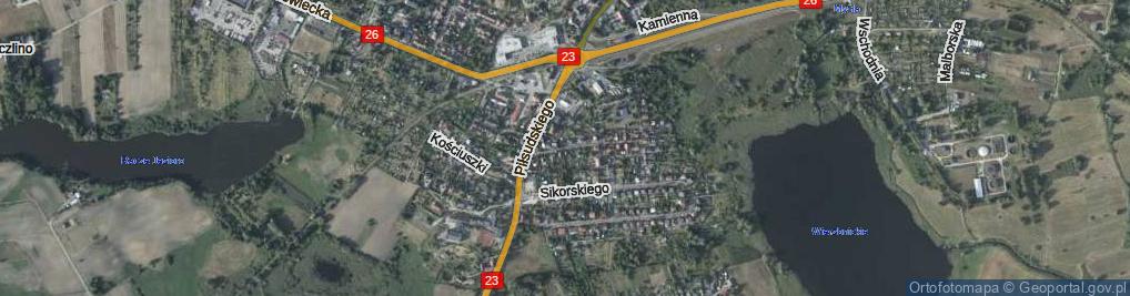 Zdjęcie satelitarne Łąkowa ul.