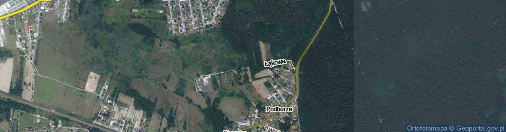 Zdjęcie satelitarne Łąkowa ul.