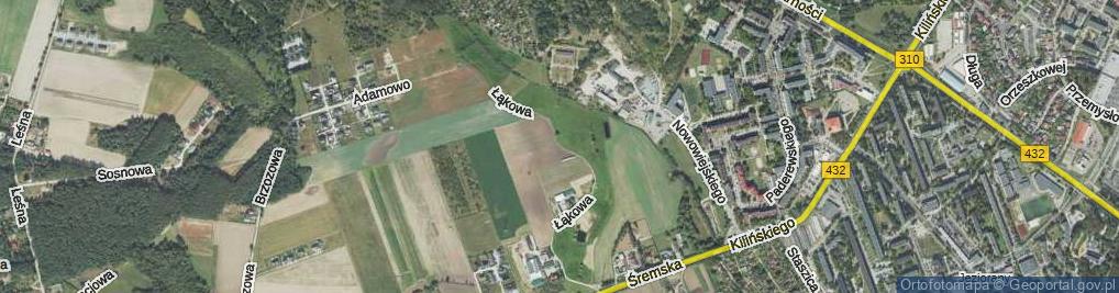Zdjęcie satelitarne Łąkowa ul.