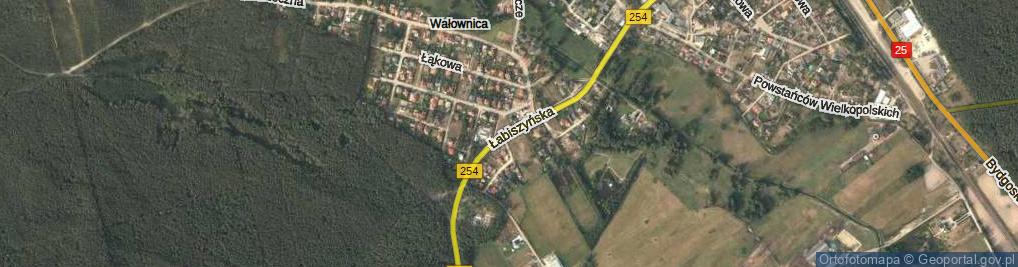 Zdjęcie satelitarne Łabiszyńska ul.